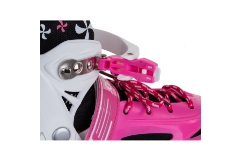 ŁYŻWOROLKI 4W1 34-37 RÓŻOWE /ENERO