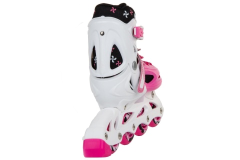 ŁYŻWOROLKI 4W1 34-37 RÓŻOWE /ENERO