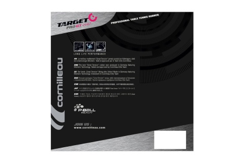 OKŁADZINA PALETKI TARGET PRO GT-H47 BLACK MAX /CORNILLEAU