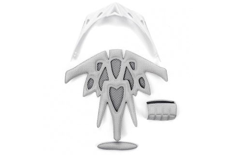 KASK ROWEROWY SHIMMER L 58-61 CM BIAŁY /METEOR