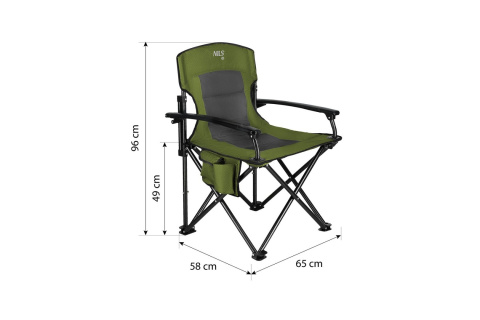 KRZESŁO TURYSTYCZNE NC3075 ZIELONE /NILS CAMP