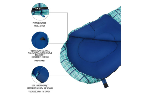 ŚPIWÓR TURYSTYCZNY NC2009 ROZM L. /NILS CAMP