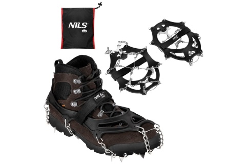 RACZKI TURYSTYCZNE KOLCE ANTYPOŚLIZGOWE NC1715 BLK ROZM. L /NILS CAMP