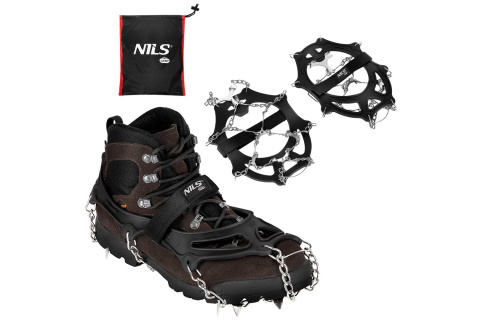 RACZKI TURYSTYCZNE KOLCE ANTYPOŚLIZGOWE NC1715 BLK ROZM. XL /NILS CAMP