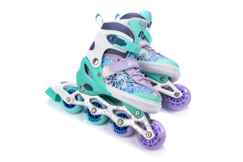 ŁYŻWOROLKI BLUEBERRY 4W1 ROZM. L (38-41) /METEOR