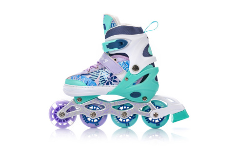 ŁYŻWOROLKI BLUEBERRY 4W1 ROZM. L (38-41) /METEOR