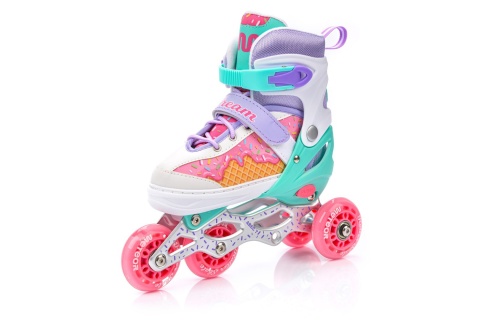 ŁYŻWOROLKI CREAM 4W1 ROZM. M (34-37) /METEOR