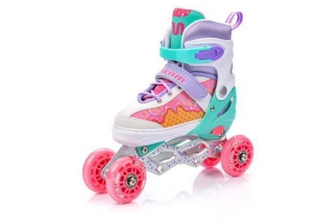 ŁYŻWOROLKI CREAM 4W1 ROZM. S (30-33) /METEOR