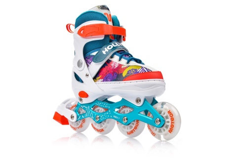 ŁYŻWOROLKI HOLLYHOC 4W1 ROZM. M (34-37) /METEOR