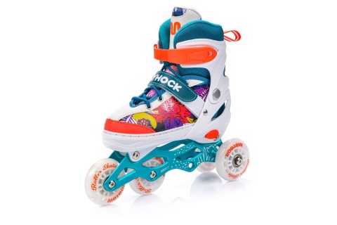 ŁYŻWOROLKI HOLLYHOC 4W1 ROZM. M (34-37) /METEOR