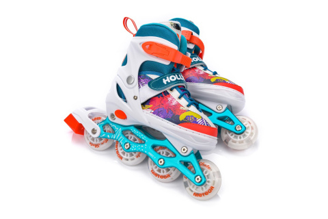 ŁYŻWOROLKI HOLLYHOC 4W1 ROZM. S (30-33) /METEOR