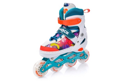 ŁYŻWOROLKI HOLLYHOC 4W1 ROZM. S (30-33) /METEOR