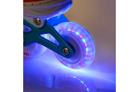 ŁYŻWOROLKI HOLLYHOC 4W1 ROZM. S (30-33) /METEOR