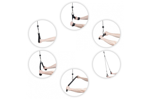 WYCIĄG DO ĆWICZEŃ GÓRNY I DOLNY PULEY 500 /INSPORTLINE