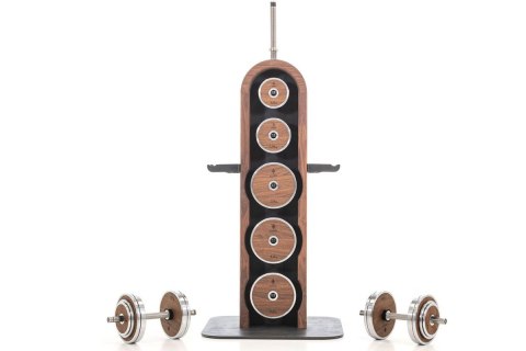 ZESTAW OBCIĄŻEŃ ZE STOJAKIEM WEIGHTPLATE TOWER SHADOW BUK /NOHRD