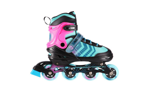 ŁYŻWOROLKI NH18192A 4W1 ROZM. M (34-38) /NILS EXTREME