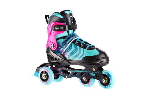 ŁYŻWOROLKI NH18192A 4W1 ROZM. M (34-38) /NILS EXTREME