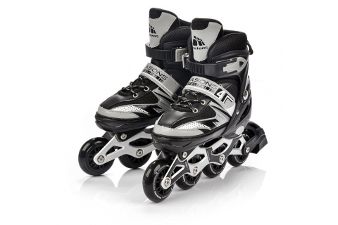 ŁYŻWOROLKI 4W1 SEASONS CZARNY M (34-37) /METEOR