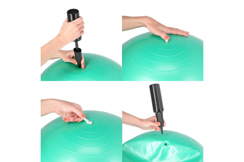 PIŁKA DO ĆWICZEŃ AZURE YB01 75CM /HMS