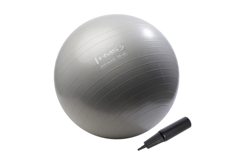 PIŁKA DO ĆWICZEŃ GRAPHITTE MASUJACA ANTI-BURST YB02 55CM /HMS