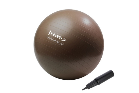 PIŁKA DO ĆWICZEŃ GRIZZLY MASUJACA ANTI-BURST YB02 65CM /HMS