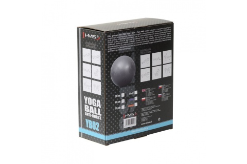 PIŁKA DO ĆWICZEŃ PURPLE MASUJACA ANTI-BURST YB02 65CM /HMS