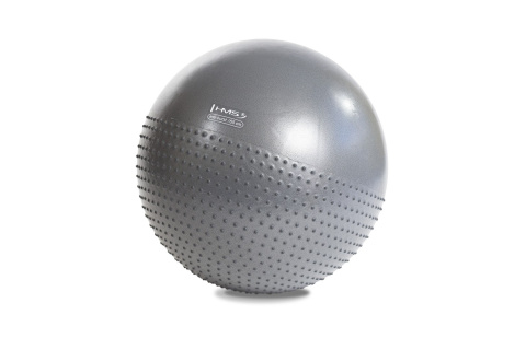 PIŁKA DO ĆWICZEŃ GRAY MASUJACA YB03 65CM /HMS