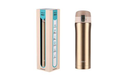 KUBEK TERMICZNY ZŁOTY NCB10 /NILS CAMP