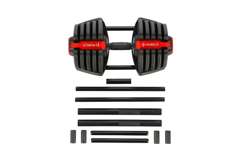 ZESTAW REGULOWANYCH SZTANGIELEK SGR40 PRO SET 2W1 43,5 KG /HMS ZESTAW REGULOWANYCH SZTANGIELEK SGR40 PRO SET 2W1 43,5 KG /HMS