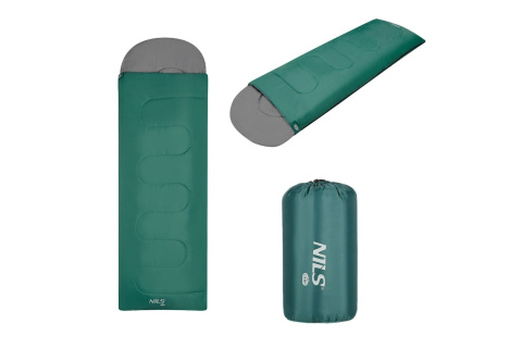 ŚPIWÓR ZIELONO-SZARY NC2105 ROZM. L /NILS CAMP