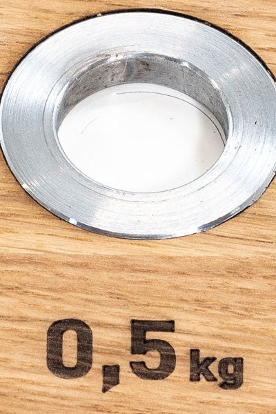 OBCIĄŻENIE WEIGHTPLATE 0,5KG x2 OXBRIDGE WIŚNIA /NOHRD