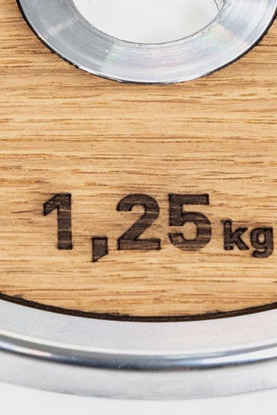 OBCIĄŻENIE WEIGHTPLATE 1,25KG x2 OXBRIDGE WIŚNIA /NOHRD