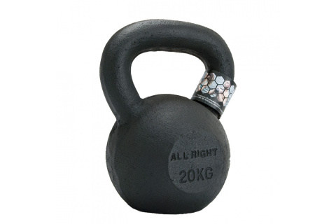 HANTLA KETTLEBELL ŻELIWNA FE0 20KG /ALLRIGHT