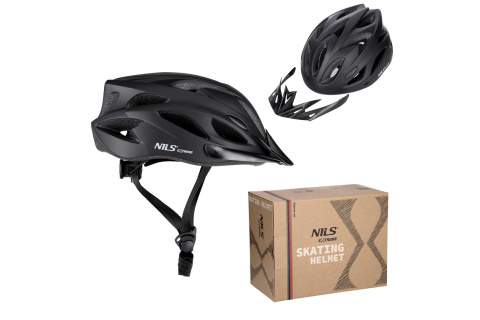 KASK UNIWERSALNY CZARNY ROZM. L (55-61CM) /NILS EXTREME