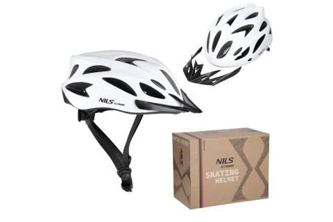 KASK UNIWERSALNY BIAŁY ROZM. L (55-61CM) /NILS EXTREME