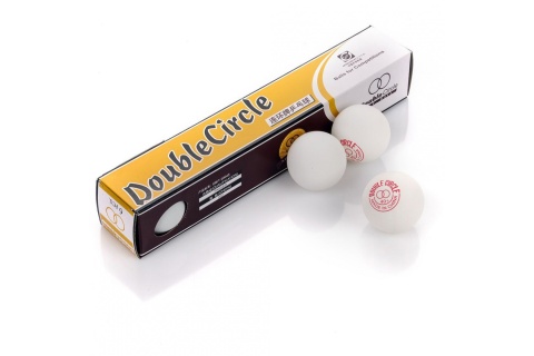 PIŁECZKI DO TENISA STOŁOWEGO DOUBLE CIRCLE 6 SZT. BIAŁ. /METEOR PIŁECZKI DO TENISA STOŁOWEGO DOUBLE CIRCLE 6 SZT. BIAŁ. /METEOR