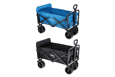 WÓZEK TURYSTYCZNY CZARNY 160L NC1608 /NILS CAMP