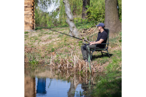 FOTEL LEŻAK Z PODNÓŻKIEM NC1802 /NILS CAMP