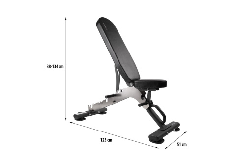 REGULOWANA ŁAWKA DO ĆWICZEŃ SEMI COMMERCIAL L8009 /HMS