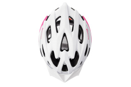 KASK ROWEROWY MV29 DRIZZLE XL 61-63 CM BIAŁY/RÓŻOWY UNIWERSALNY /METEOR