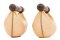 Hantle NOHRD SwingBell Walnut Orzech Natural para 2 x 8 kg /NOHRD