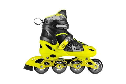 ŁYŻWOROLKI ROCKO ŻÓŁTE ROZM.M (35-38) NA18137A /NILS EXTREME