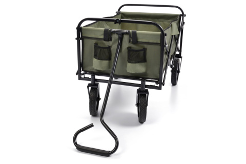 WÓZEK TRANSPORTOWY SKŁADANY X-200 CIEMNOZIELONY UNIWERSALNY /METEOR