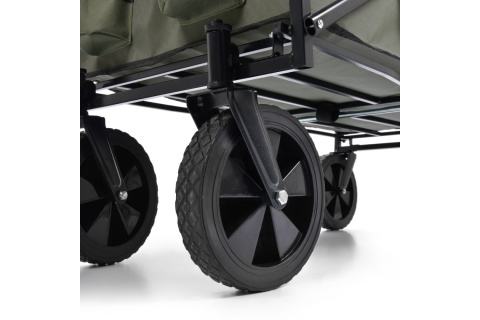 WÓZEK TRANSPORTOWY SKŁADANY X-200 CIEMNOZIELONY UNIWERSALNY /METEOR