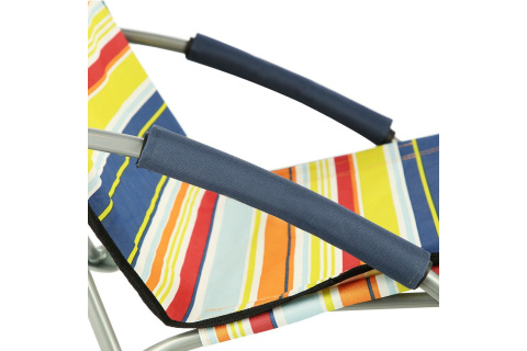 PLAŻOWE KRZESŁO NIEBIESKO-CZERWONY NC3035 /NILS CAMP