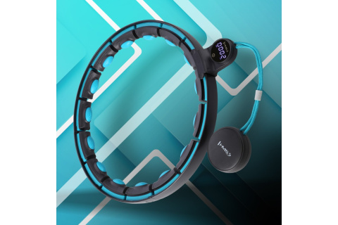 HULA HOP Z MAGNESAMI I OBCIĄŻNIKIEM + LICZNIK HHM17 /HMS