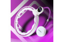 ZESTAW HULA HOP WHITE/VIOLET HHM17 Z LICZNIKIEM + PAS BR163 /HMS