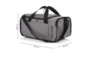 TORBA FITNESS NANUQ 20 L SZARY MELANŻ/CZARNY /METEOR