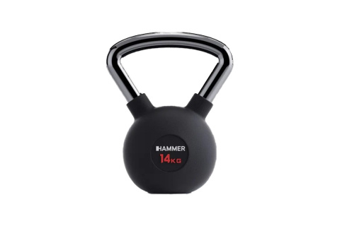 KETTLEBELL GUMOWANY PREMIUM 6 KG /HAMMER