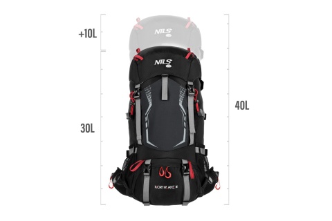 PLECAK TURYSTYCZNY CZARNY NORTHLAKE 30L+10 /NILS CAMP